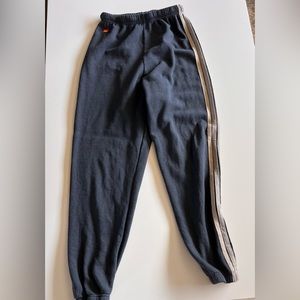 Aviator Nation Sweat Pants Blue with Stripes M